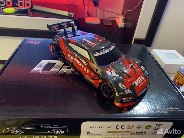 Машинка GTR на радиоуправлении для дрифта