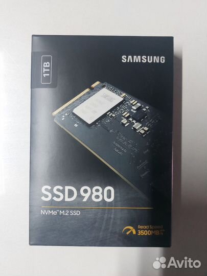 Ssd samsung 980 1tb новый