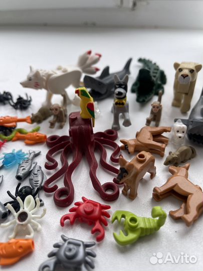 Lego фигурки животных и растения (оригинал)