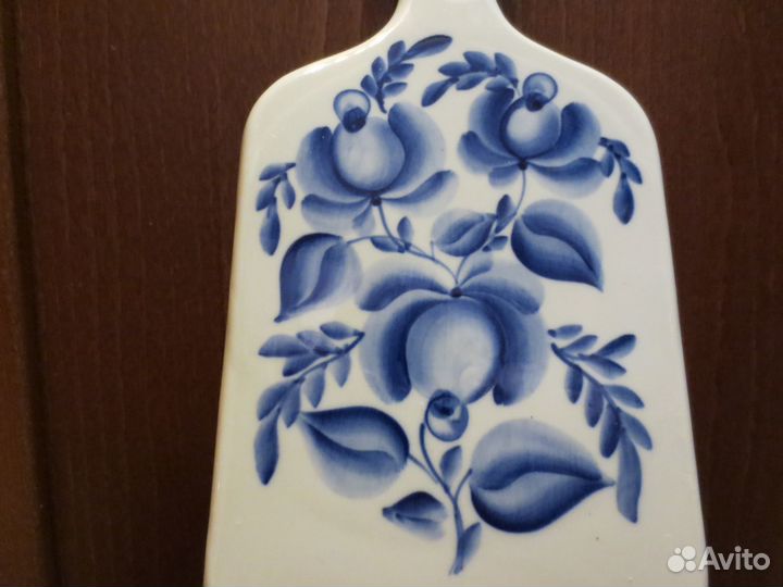 Доска сырная Одна шт. Ранняя Гжель Речицкий фарфор