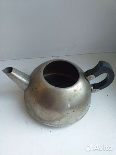 Подстаканник Алюминевый СССР. Чайник Мельхиор