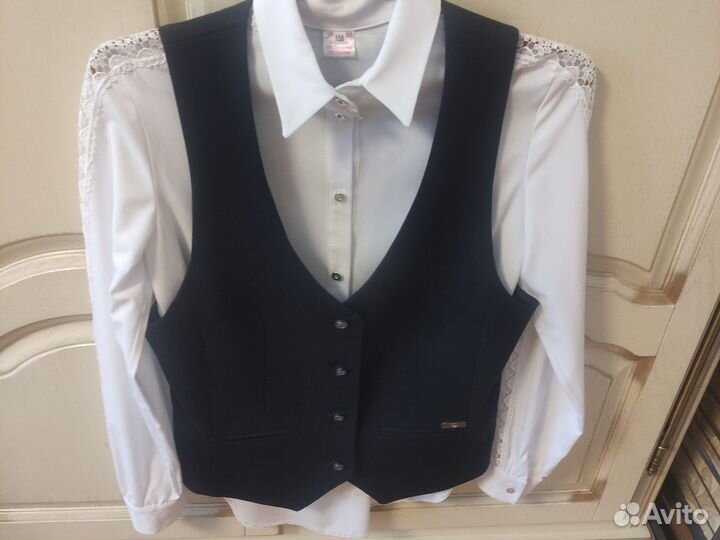 Жилетка для девочки школьная размер 42
