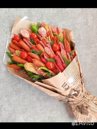 Мужские букеты съедобные