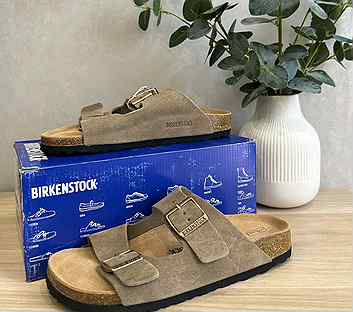 Birkenstock arizona green gray