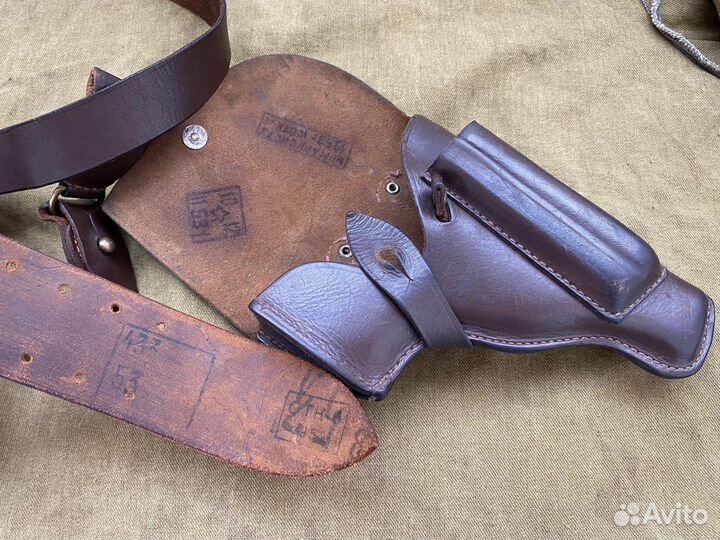 Кобура и портупея 1953 года для пм
