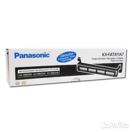 Лазерный картридж Panasonic KX-FAT411A7 Black