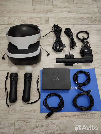 PS VR шлем, мувы, эйм, зарядка