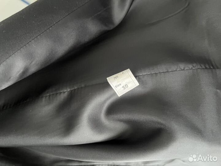 Мужской костюм тройка черный