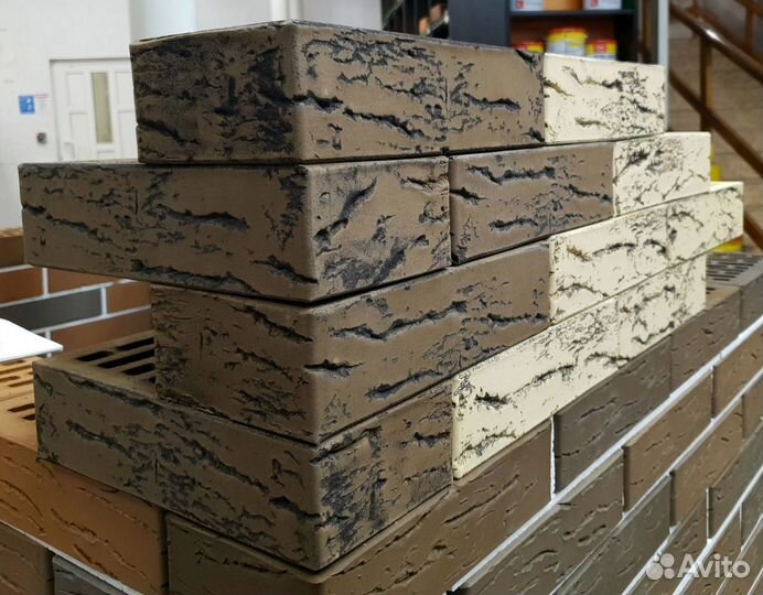 Лицевой керамический кирпич Flash Бордо завода Строма