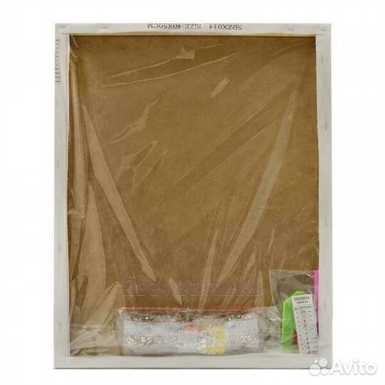 Алмазная мозаика 40x50 Молодой совенок в ярких кра