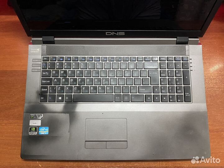 Ноутбук DNS W370 Core i7/GTX660, озу 16Gb, SSD+HDD