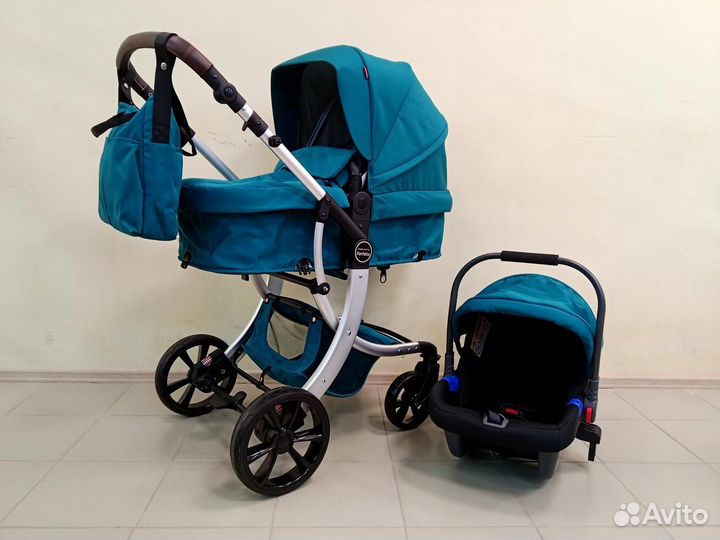 Коляска 3 в 1 Aimile Original New Silver. /Новая