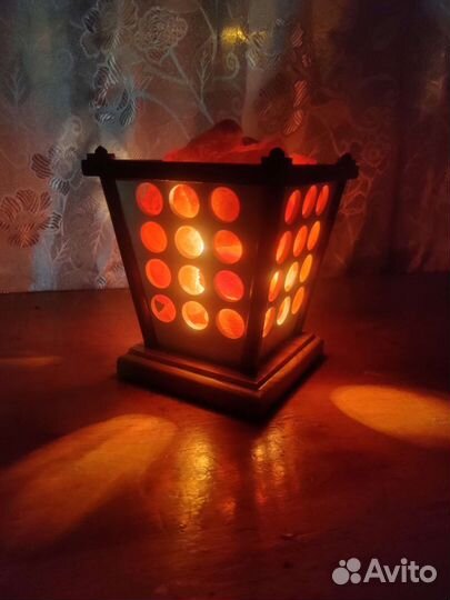 Соляная лампа-ночник