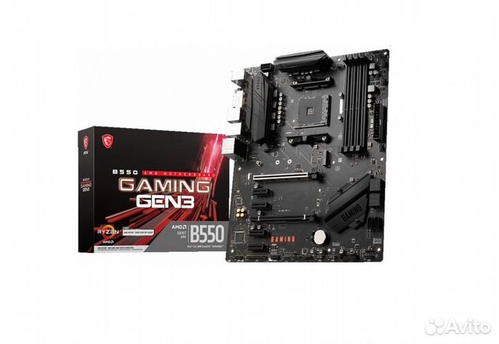 Игровой комплект ryzen 5 5600+b550 новый