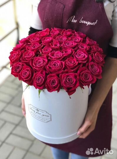 Букет роз. 101 роза, 51 роза, 25 роз