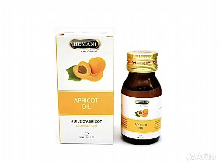 Масло Абрикосовое Apricot Hemani 30 мл