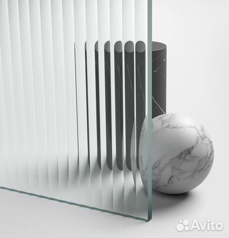 Стекло прозрачное Flutes (флутс, рифленое)