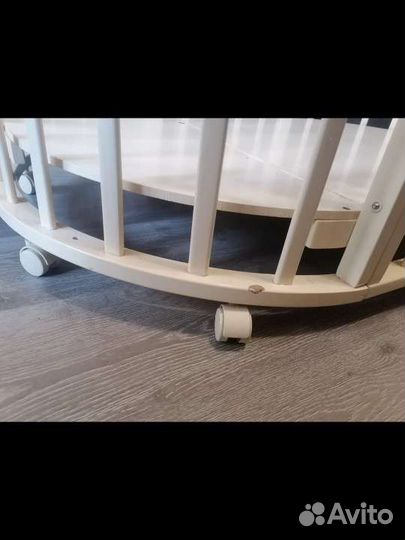 Детская кровать трансформер круглая