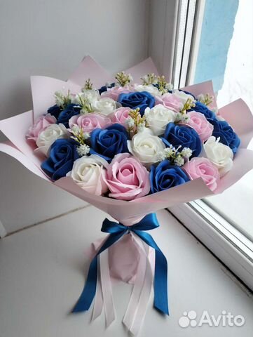 Букет цветов из мыла