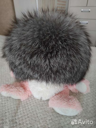 Шапка женская из чернобурки новая