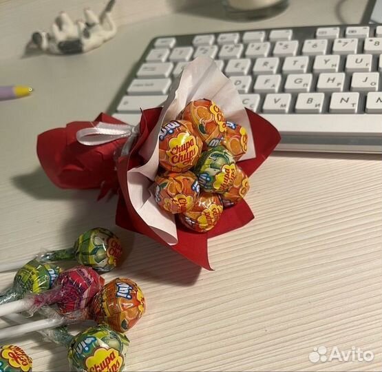 Букет из чупа чупсов
