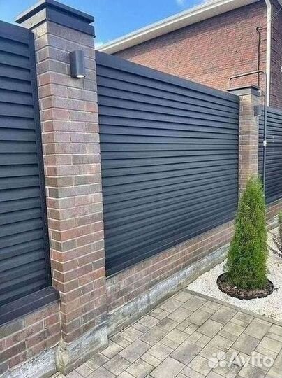 Забор жалюзи