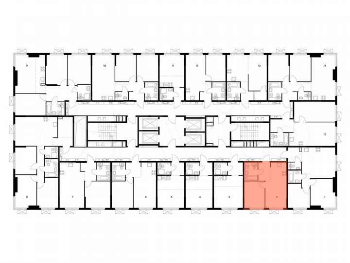 1-к. квартира, 34,4 м², 27/33 эт.