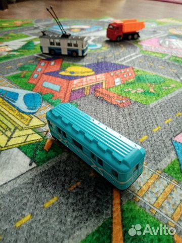 Детский игровой коврик Город с дорогами