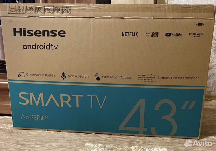 Телевизор Smart TV 43 дюйма