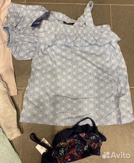 Вещи летние пакетом новые 86/92
