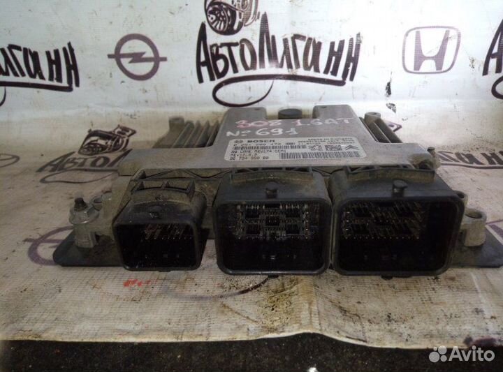 Блок управления двигателем Peugeot 308 хэтчбек 1.6