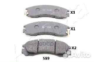 Колодки тормозные 5005599 Ashika