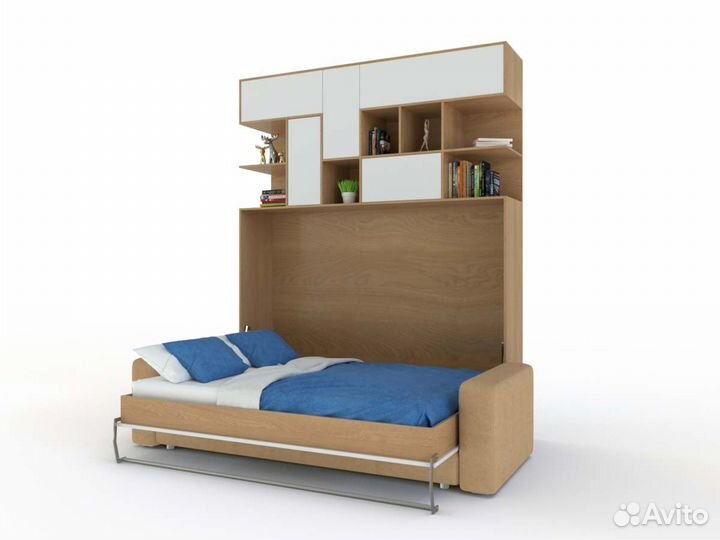 Шкаф кровать трансформер с диваном