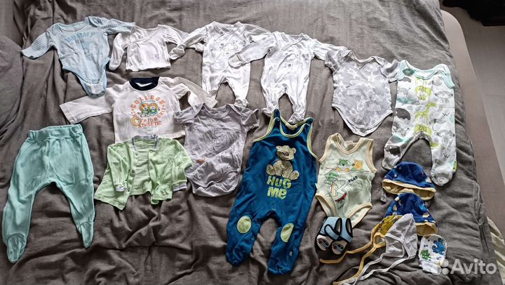 Вещи от 0 до 6 месяцев