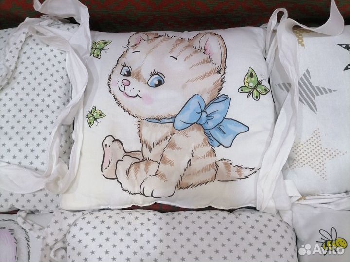 Бортики в детскую кроватку