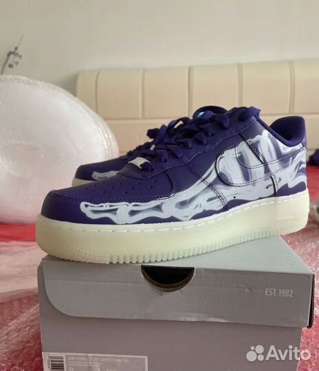 Кроссовки Nike air force 1 low skeleton