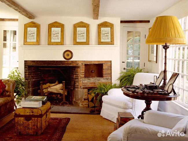 Балки потолочные, колонны - дерево под старину