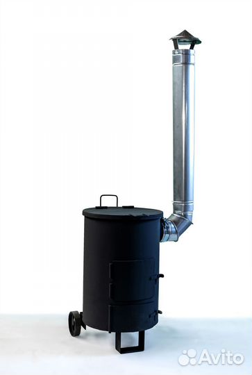 Печь для сжигания мусора Дымок-11 135 литров (3мм)