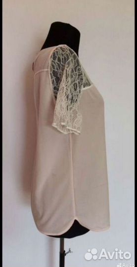 Топ Claudie Pierlot 46 футболка с кружевом