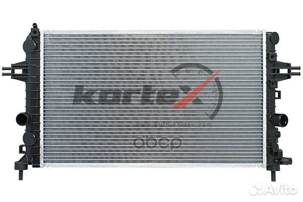 Радиатор opel astra H 1.6/1.8 04- мкпп/акпп/-AC