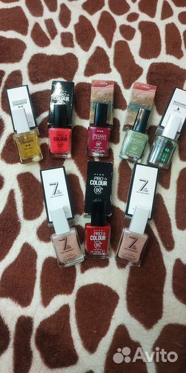 База-уход для ногтей 7 в 1 (avon), лаки