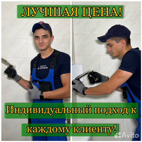 Уничтожение тараканов, клопов, блох, клещей