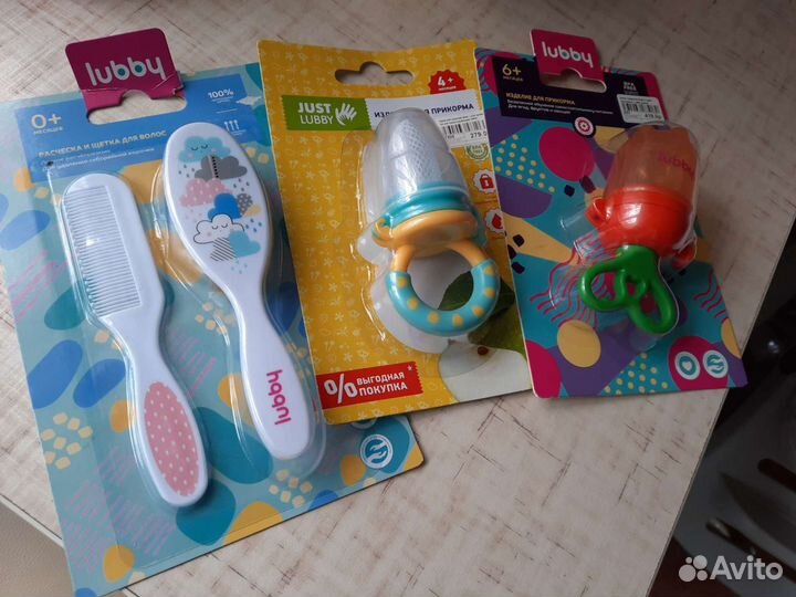 Расческа для новорожденного + изделия для прикорма