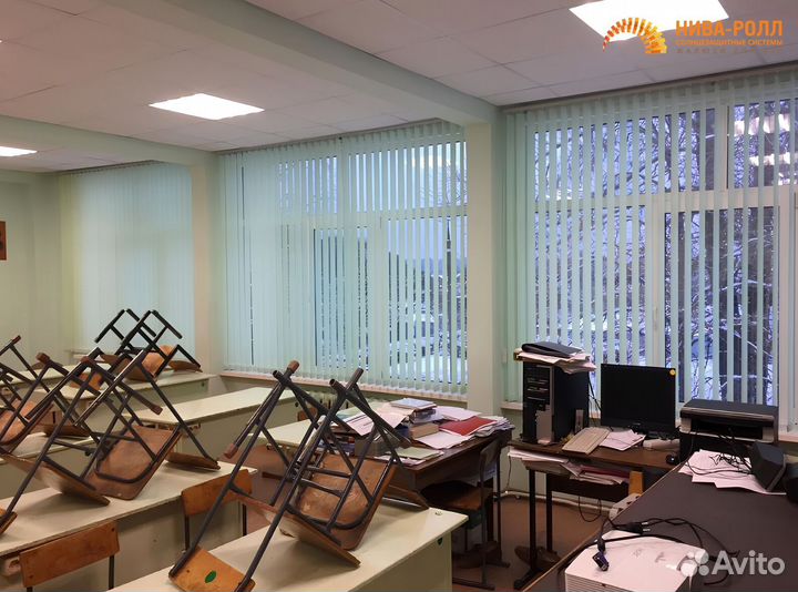 Жалюзи вертикальные установка