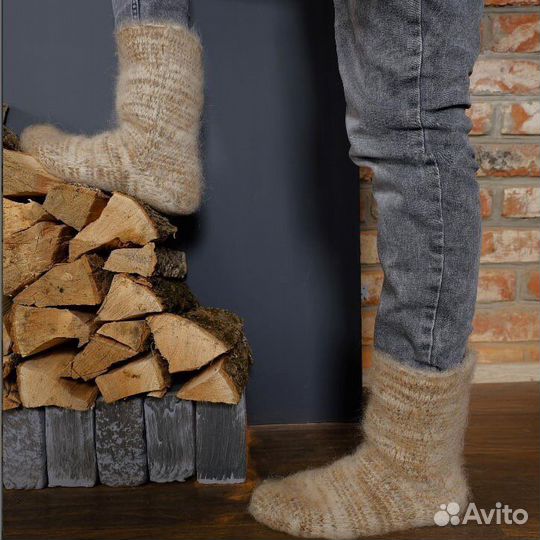 Термо носки мужские Козий пух