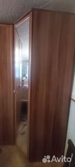 Шкаф угловой с зеркалом бу