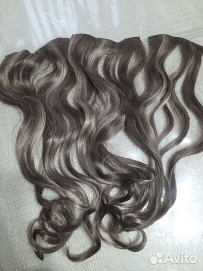 Накладные пряди на заколках