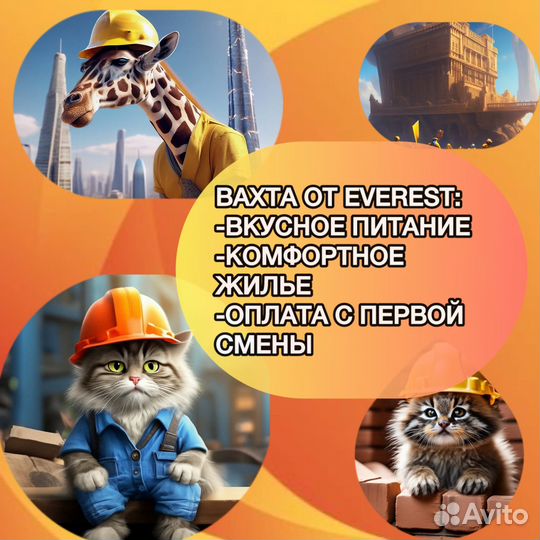 Вахта бетонщик от прямых работодателе