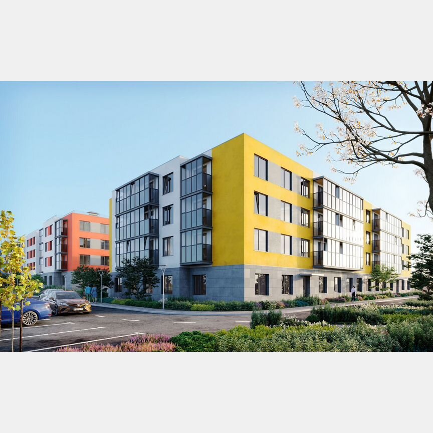 1-к. квартира, 23,4 м², 4/4 эт.