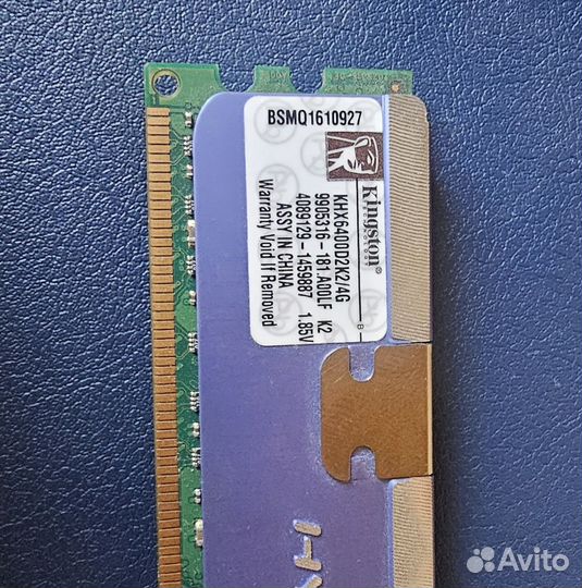 Оперативная память ddr2 KHX6400D2K2/4G